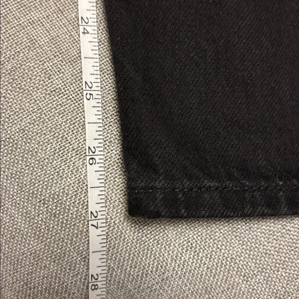 Massimo Dutti Black High-Rise, Straight Leg Jeans. - Picture 10 of 11